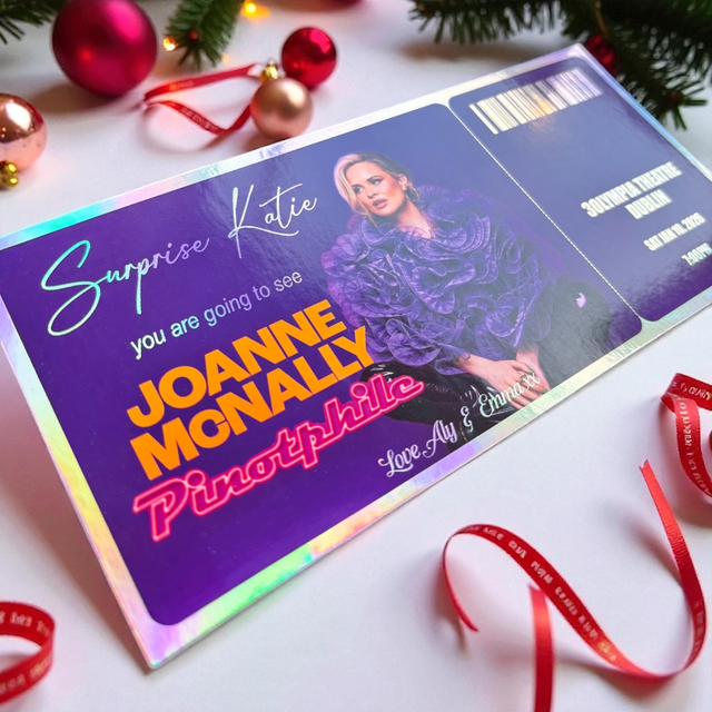 Comedy show design your own gift ticket / card