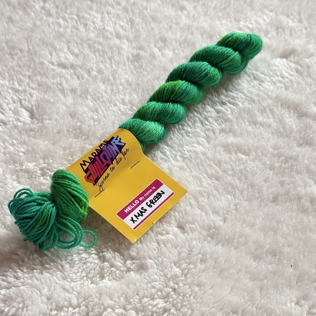 X-Mas Green — BFL Sock Mini — 20g