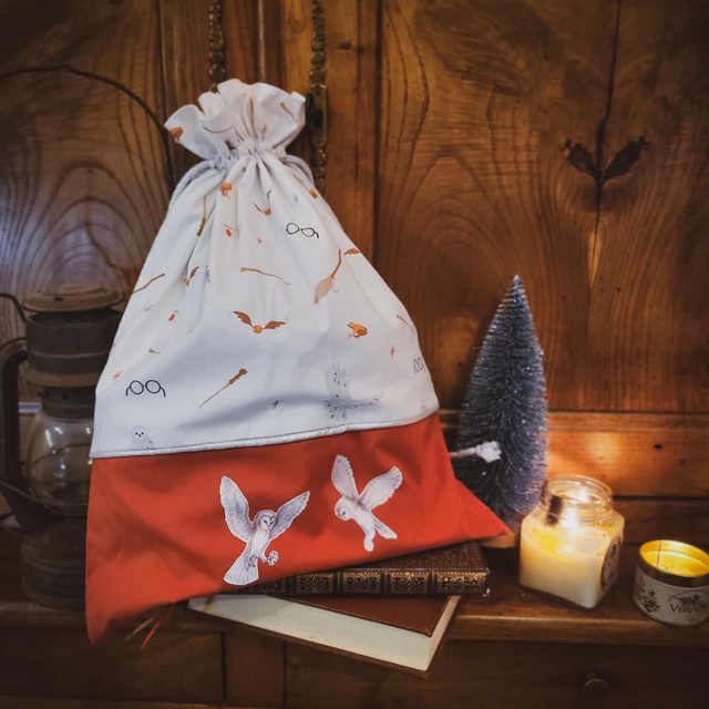 Pochon &quot;L&#039;envol des chouettes&quot;