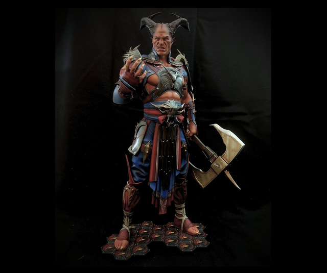 GENERAL SHAO Mortal Combat Peint 1/4 [modèle unique]