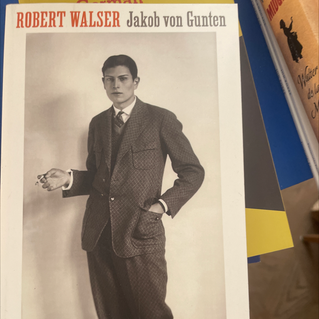 Jakob Von Gunten Robert Walser