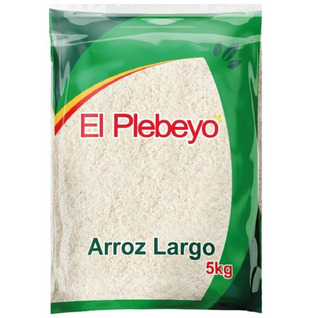 Arroz Largo El Plebeyo 5KG