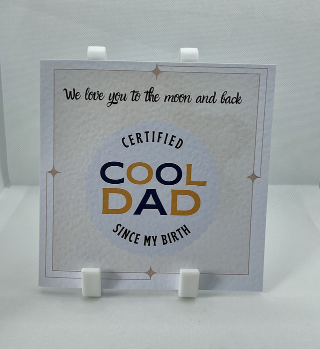 Personalised card for dad. Birthday and Father’s Day card .