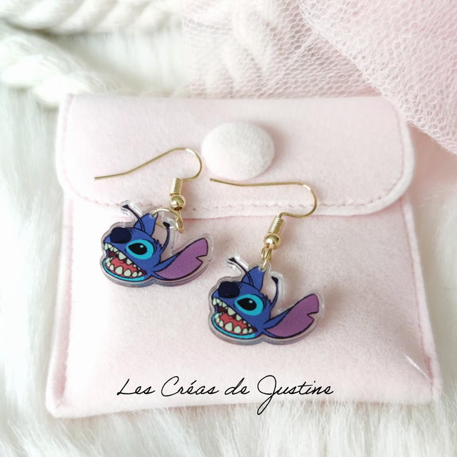 Boucles d&#039;oreilles Stitch 