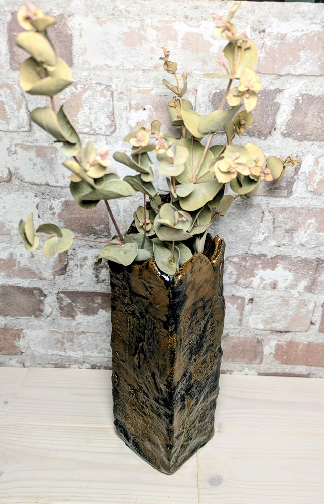 'Rock Pot 4' Stoneware Vase