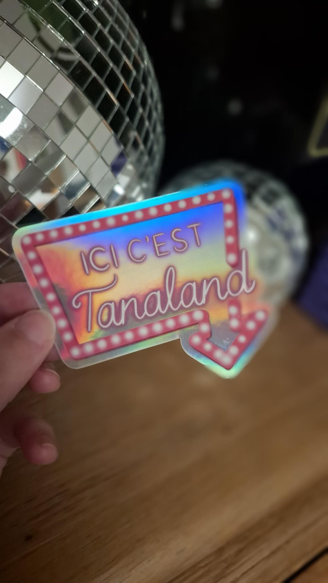 Sticker ici c'est Tanaland