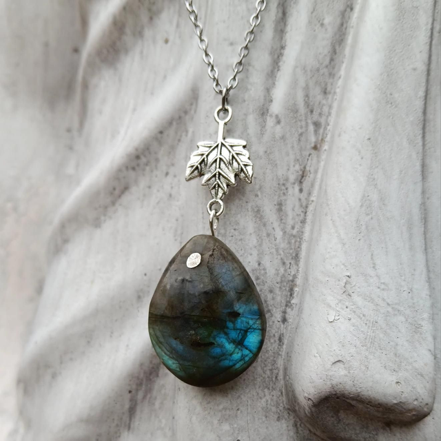 Labradorite Sterling Silver Necklace