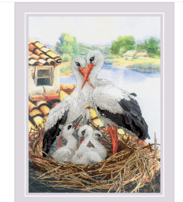 Storchenfamilie