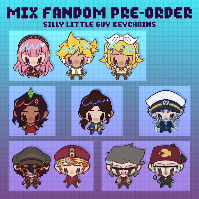 [PRE-ORDER] Mix Fandom Silly Little Guys