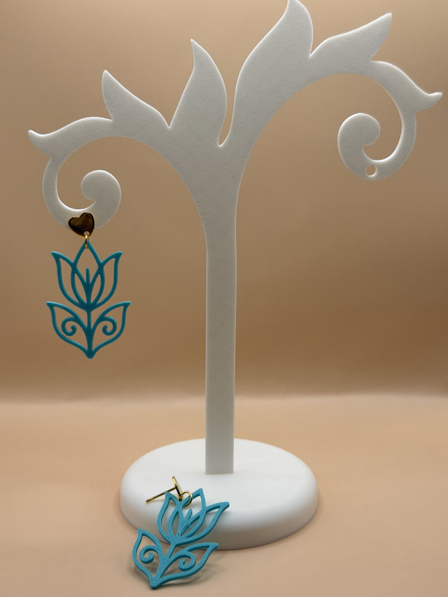 Boucles d'oreilles Fleur - Attaches Fantaisies