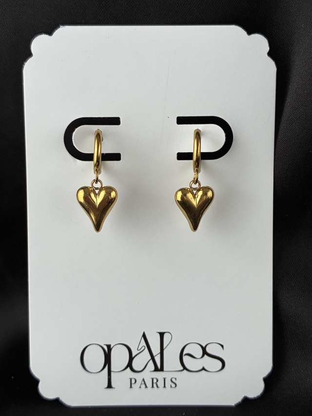 Mini-Créoles Dame de Coeur Doré