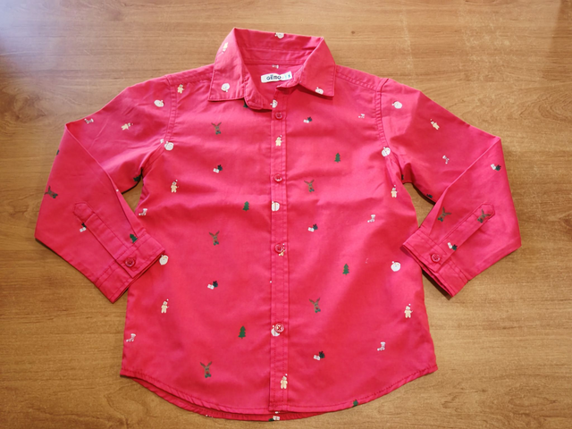 Chemise Noël en 5 ans