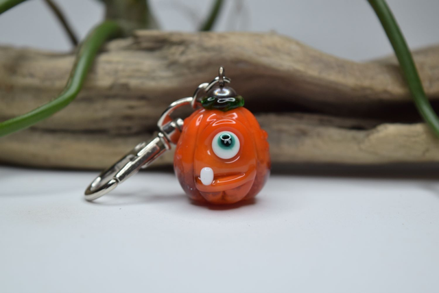 PORTE CLÉ CITROUILLE CYCLOPE