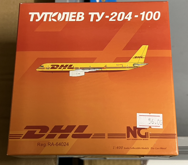 1/400 DHL Tu-204-100 RA-64024 NG models