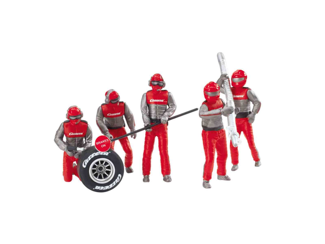Digital 132/Evolution set de figurines &#039;mécaniciens rouges&#039; Carrera 20021131