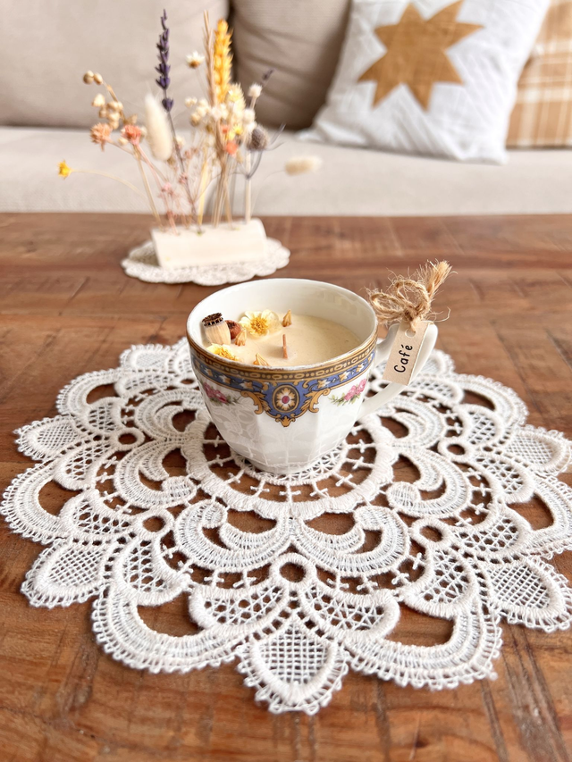 ✨ Bougie Café - tasse à café "impératrice"