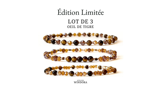 Bracelet | Oeil de Tigre - Collection | Lot de 3