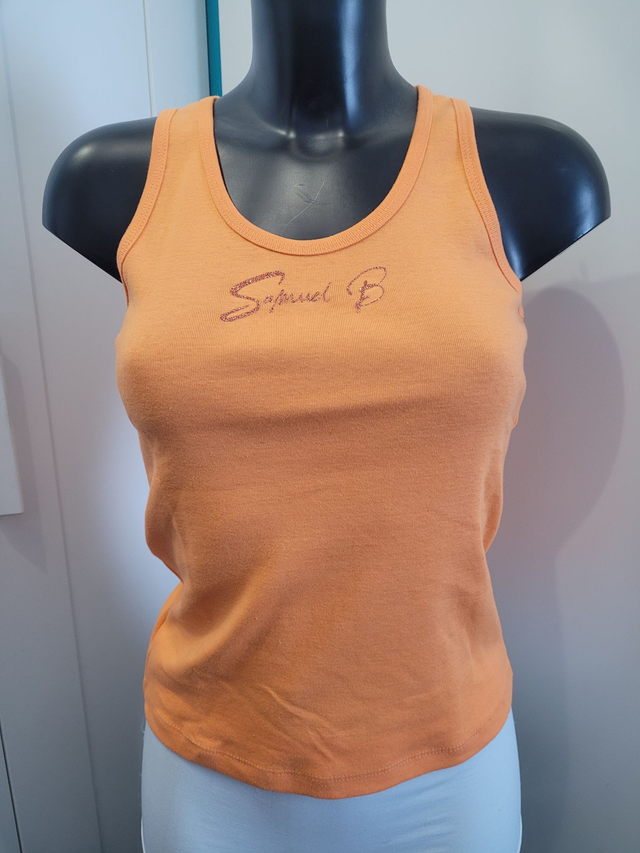 Top femme orange(A4) – Confort et style pour l’été