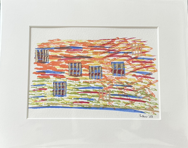 Summer Vistas - mounted to fit 8x10” frame