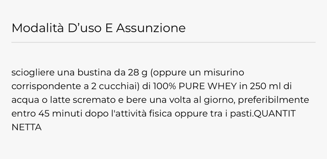 100% Pure whey 1000 g