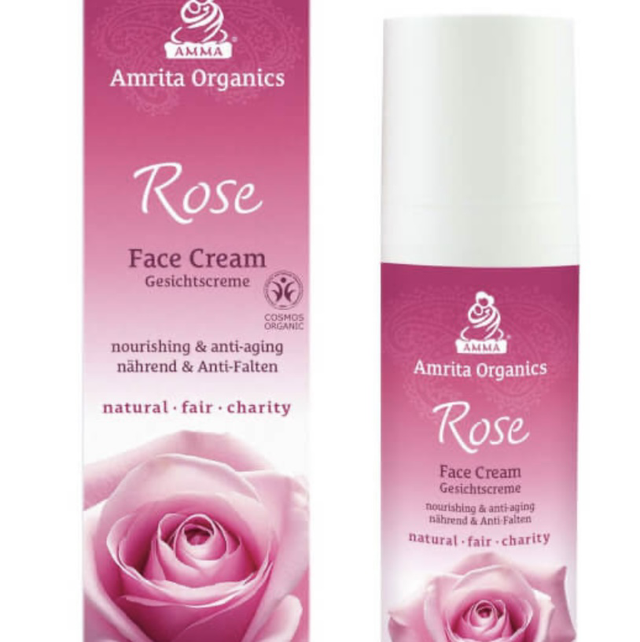 Crème visage à la rose 