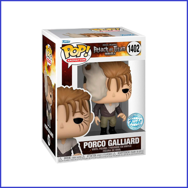 POP figure Attack On Titan Porco Galliard Exclusive #1402