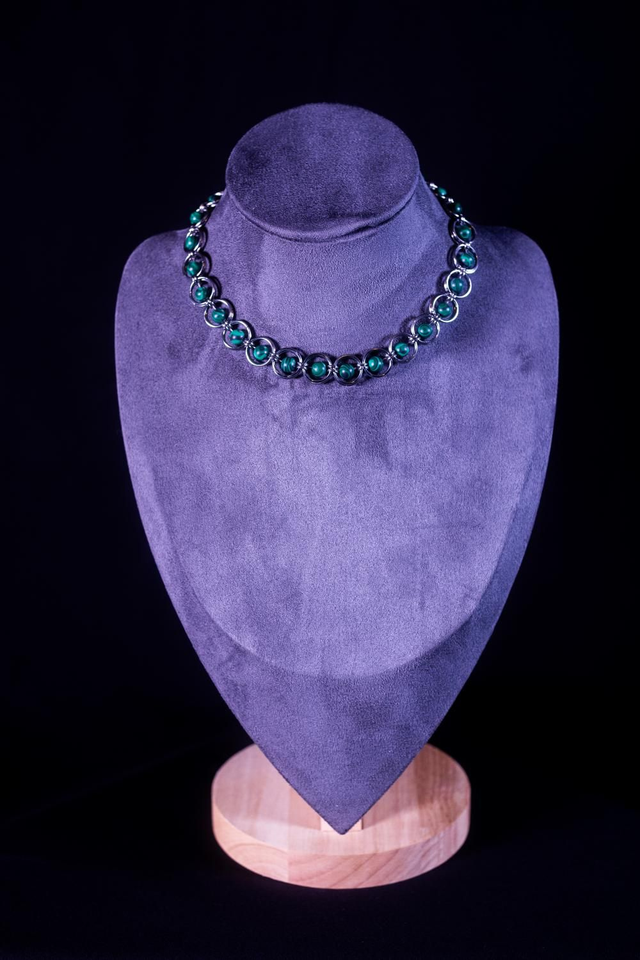 Choker Kuby (Malachite)