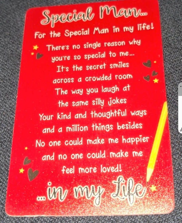 Wallet Card Keepsake