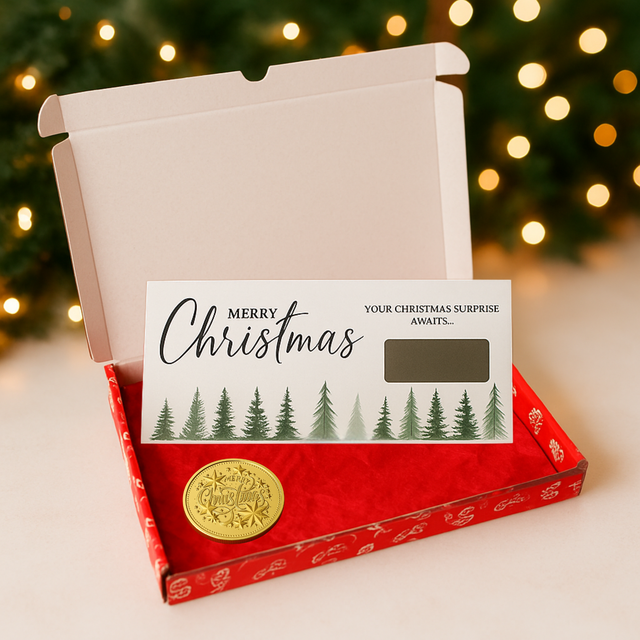 Scratch &amp; Reveal Ticket gift box