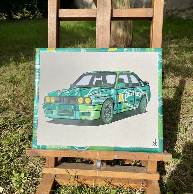 Tableau BMW E30 vintage 