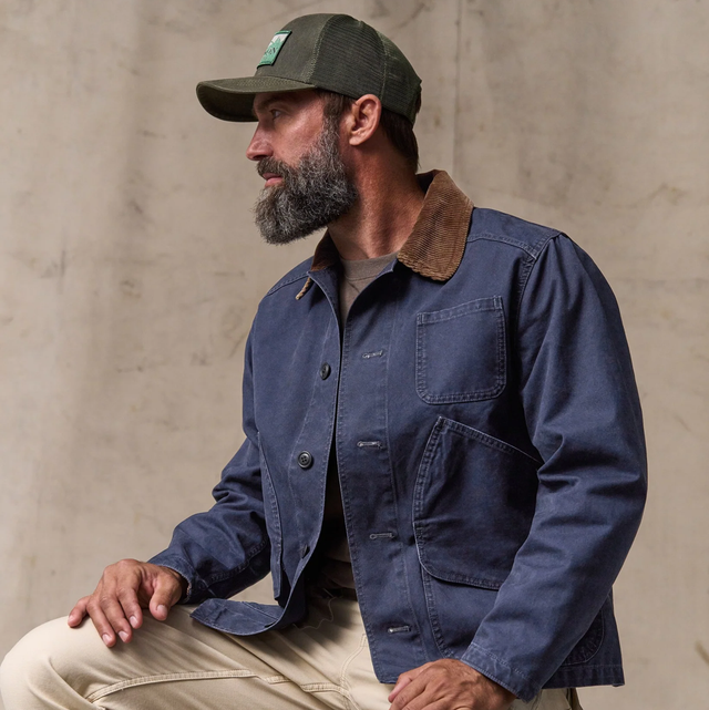 Filson Canvas Outfitter Jacket Blue Mussel