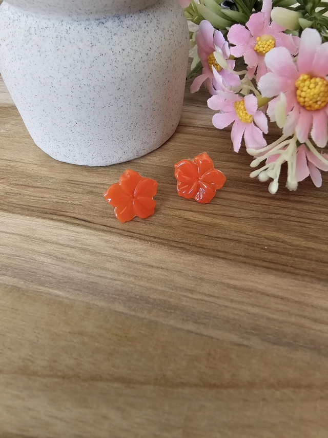 💜fleur Sauvage -&quot;Jardin Secret&quot;– L’éclat floral au creux de l’oreille 💜