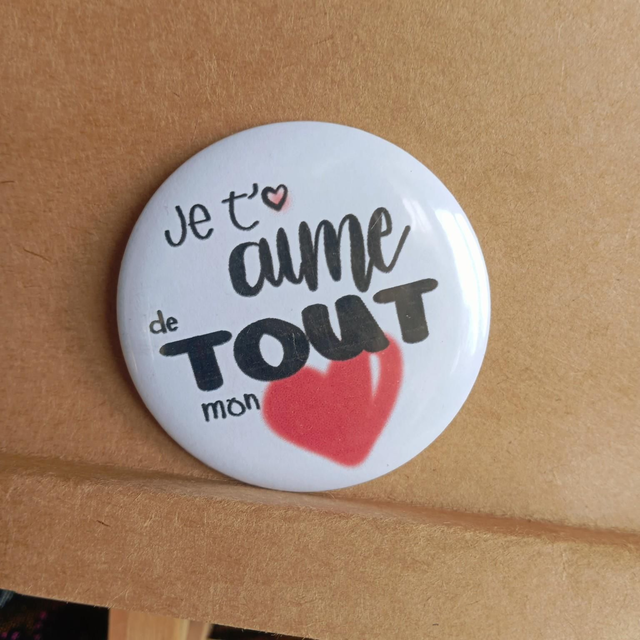 Je t'aime de tout mon coeur