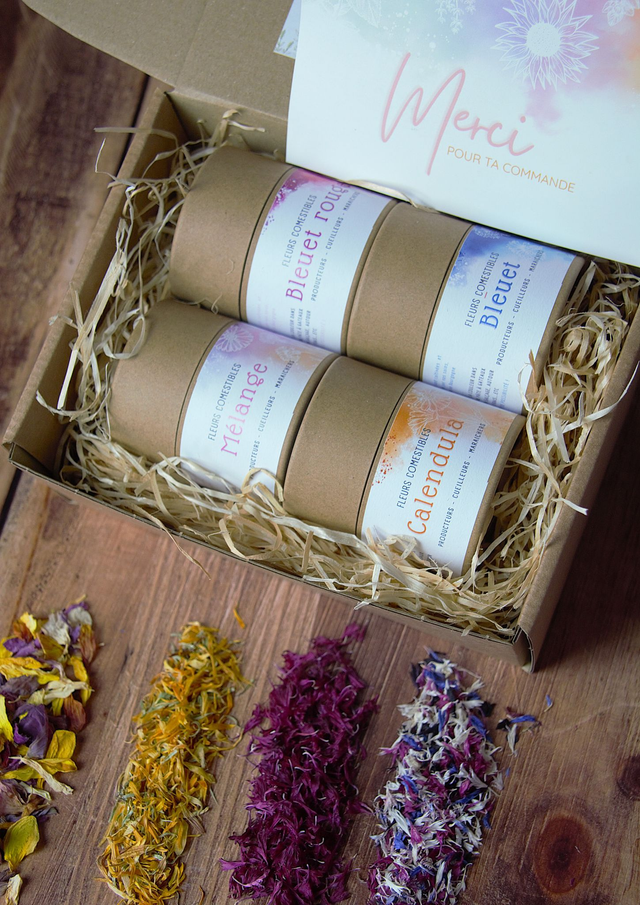 Coffret Fleurs Comestibles