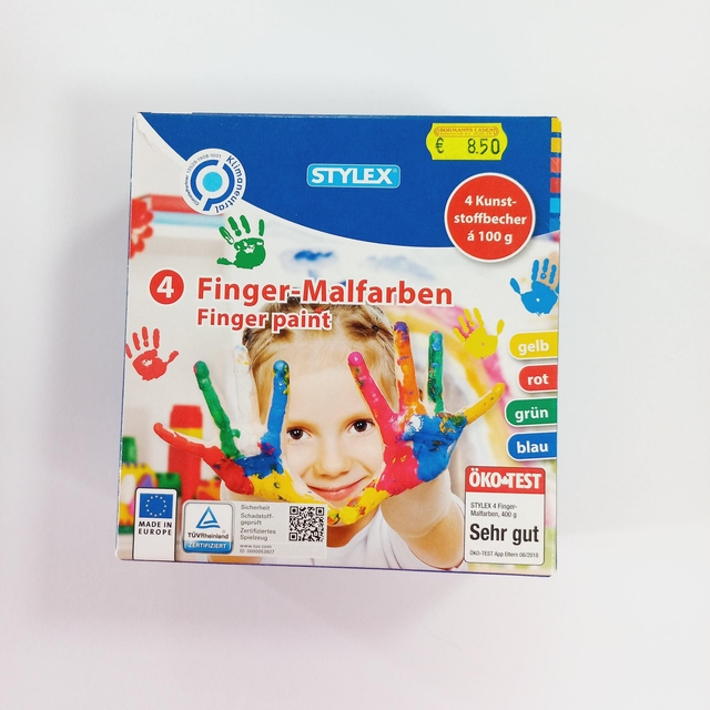 Finger Malfarben Stylex. Ökotest sehr gut