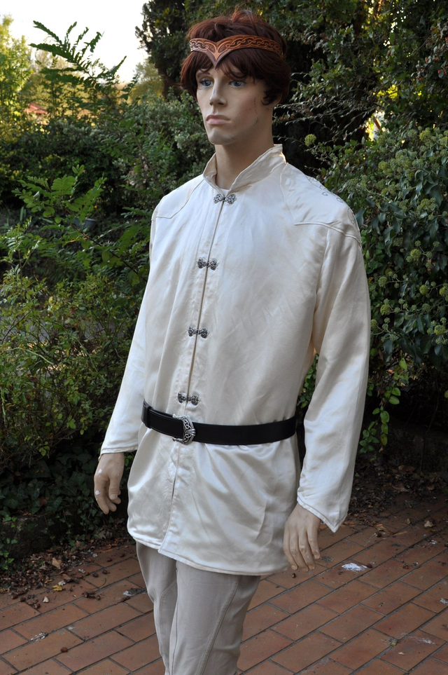 Tunique elfique Legolas ivoire