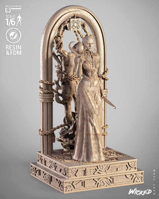 STATUE HELLRAISER FEMME CENOBITE série horror movie 