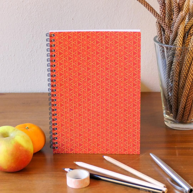 Spiralblock &quot;Dreierherz&quot;