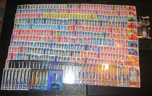 UEFA Champions League Match Attax 2017/18 Original Trading Card Full Set 1 To 446