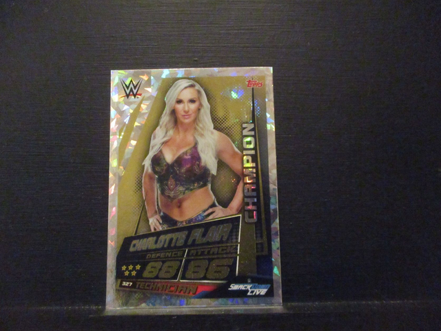 Charlotte Flair - Champion Slam Attax Universe Original Trading Card #327