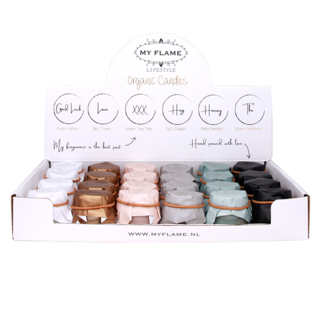 Geurkaars soya mini Hooray