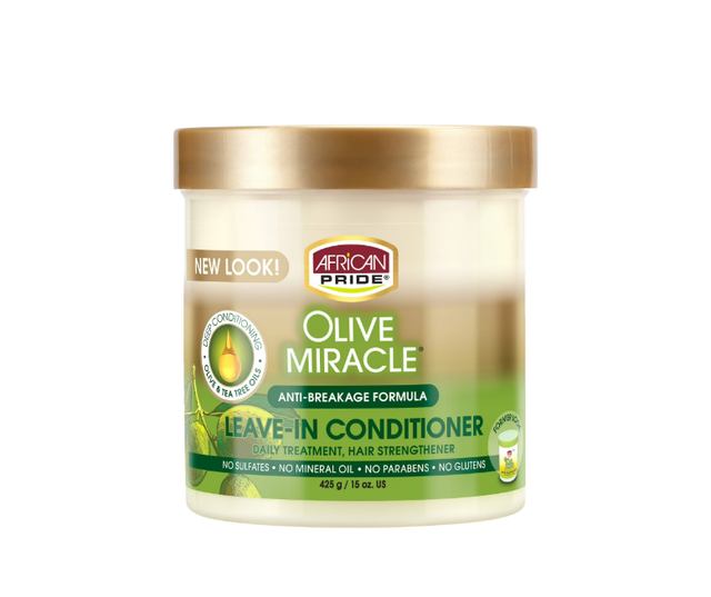 African Pride Olive Miracle Leave-in Conditioner 15oz