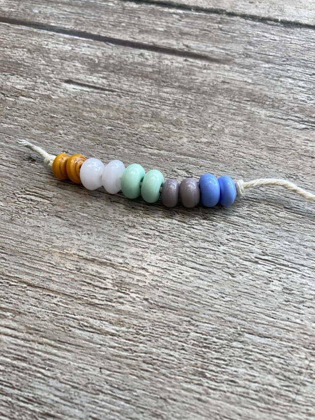 10 perles au chalumeau 10 mm 