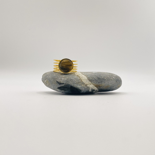 Bague Olympe - labradorite