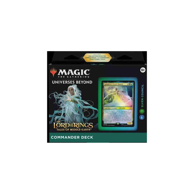 Commander Deck &quot;Elven Council&quot; Lord of the Rings Universes Beyond English - Magic the Gathering 