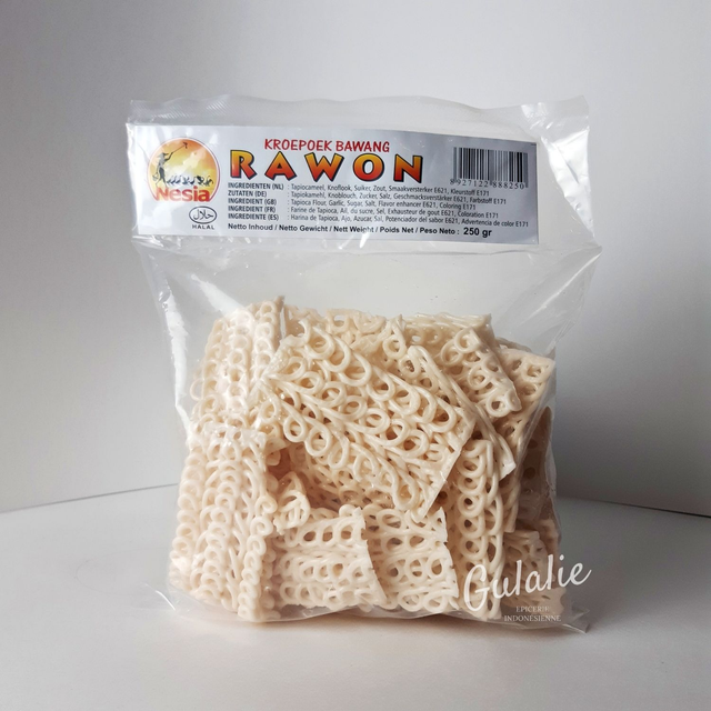NESIA Kerupuk Bawang Rawon - Craquelin Saveur d'Ail Pour Rawon