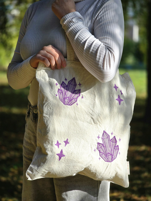 Tote bag - Reflets cristallins