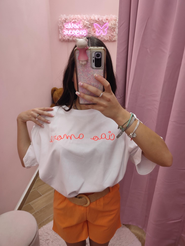 Maxi t-shirt "ciao amore"