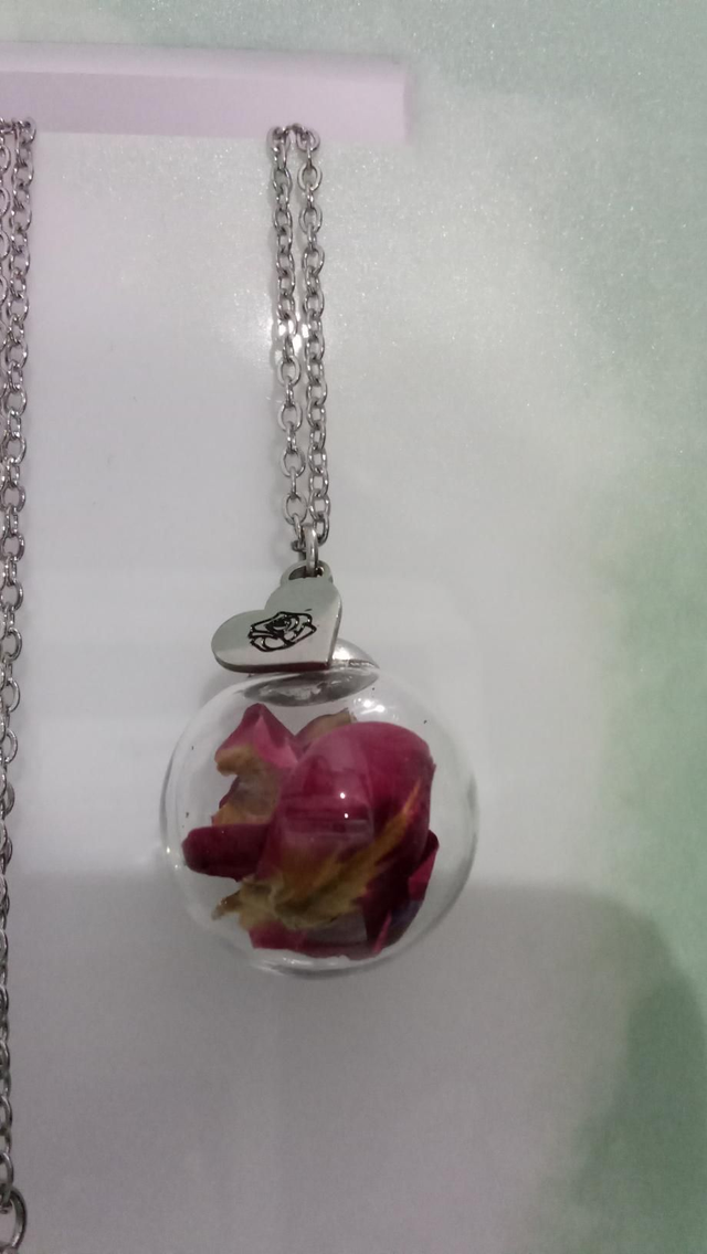 Collana " love" rosa