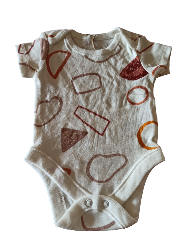 Body manches courtes Naissance (Nutmeg)